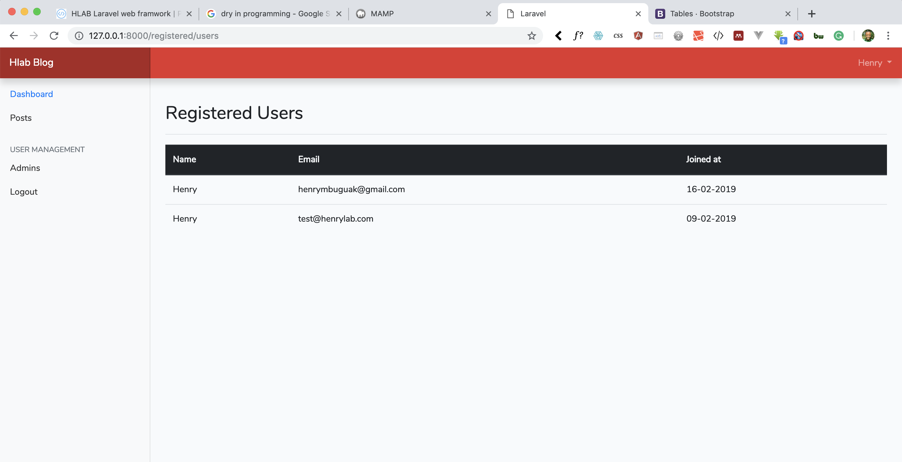 Read more about the article Part IV: Creating Blog Migration and Showing Registered Users in Our Admin Portal Using Laravel 5.7 and Php 7.2