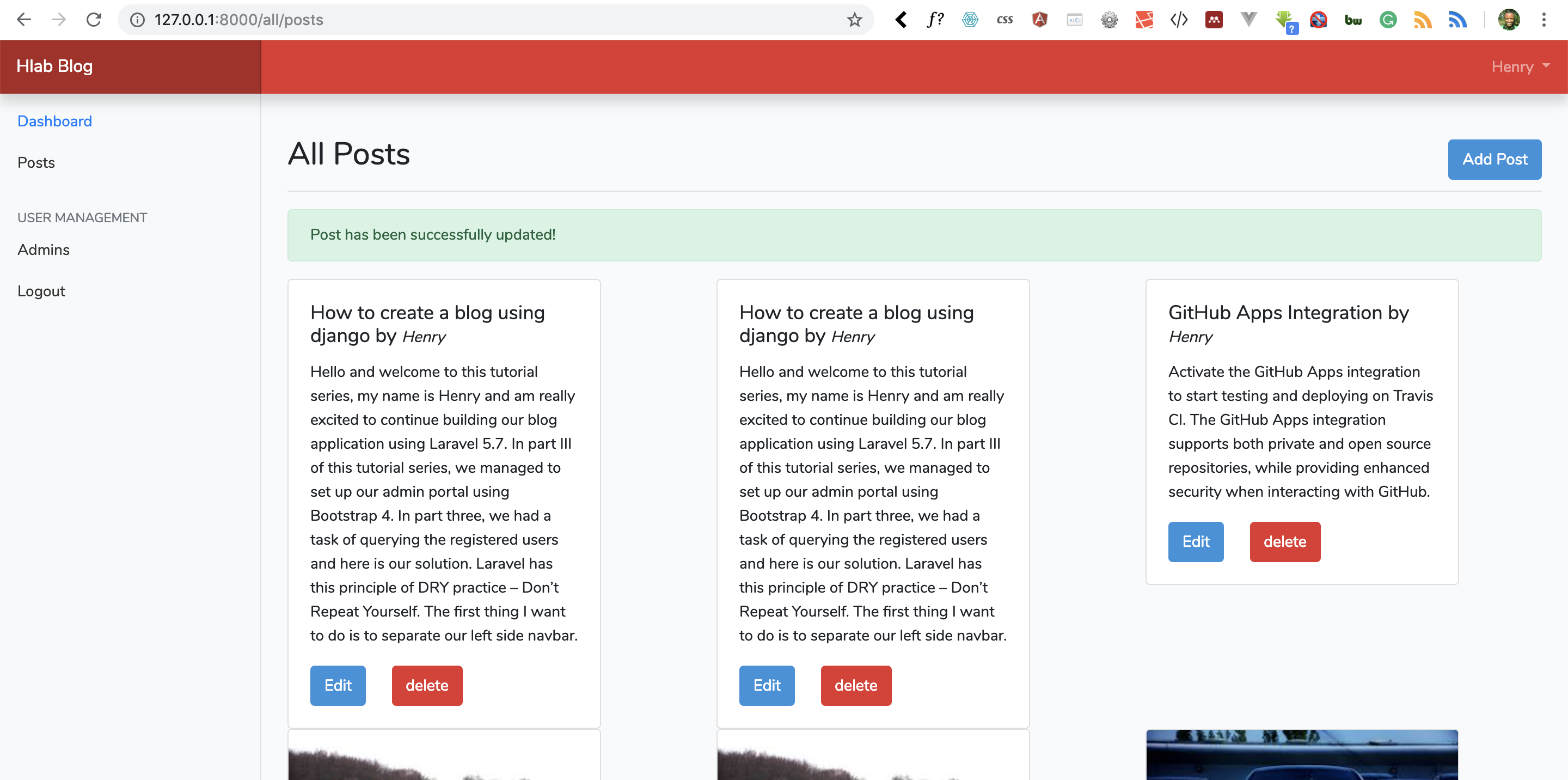 Read more about the article Part VIII: How to Edit and Update Our Post in Laravel 5.7 and Php 7.2
