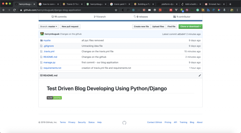 Build Badge on Github